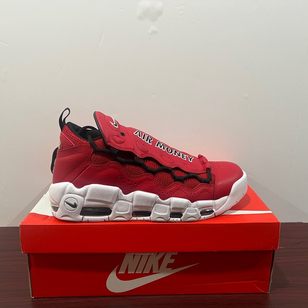Nike, Air More Money, AJ2998 600, Red, White & Black - Picture 1 of 13